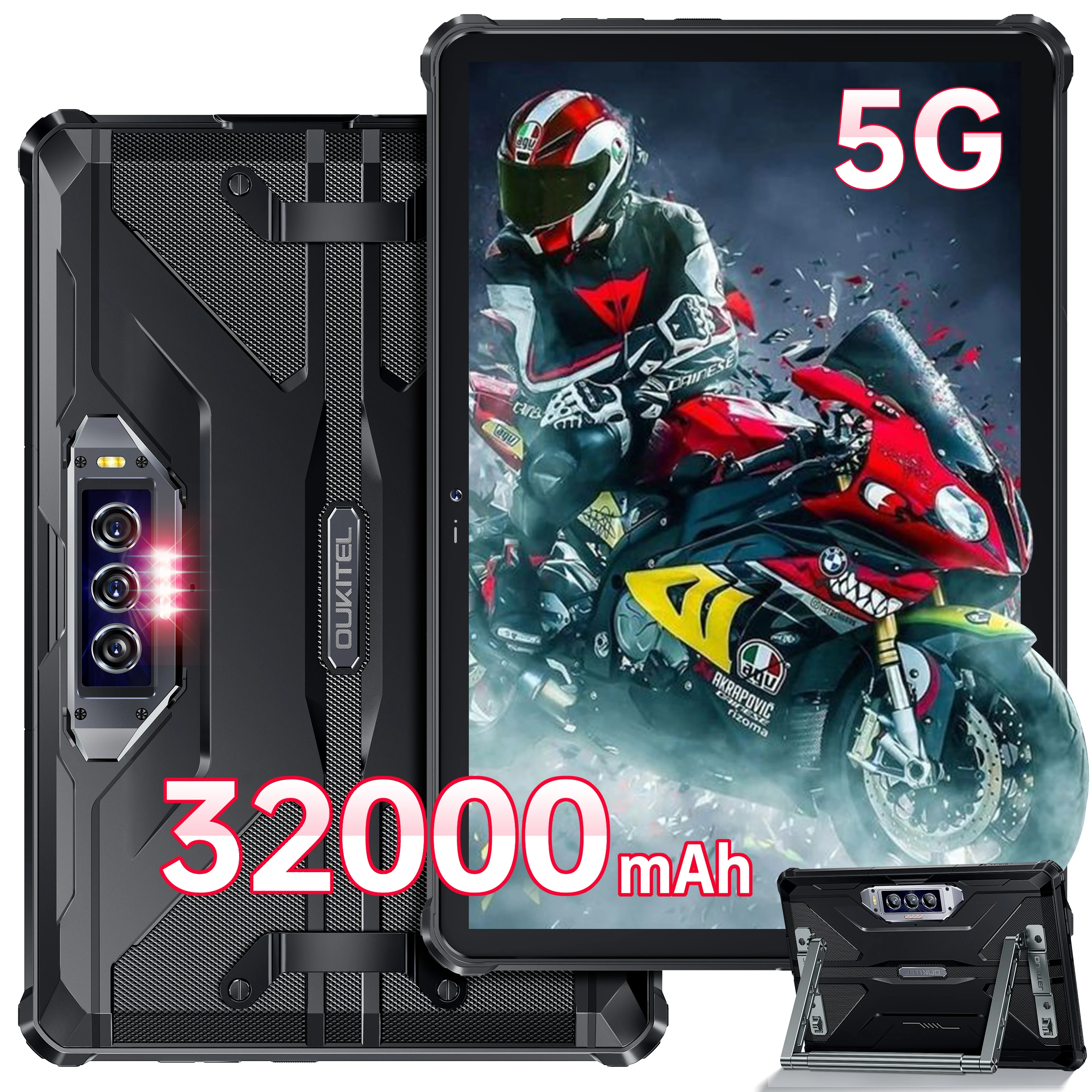 最終値段下げました! 新品未使用 OUKITEL RT7 Titan 5G なんと32000mAh超大容量バッテリー搭載「OUKITEL RT7 TITAN